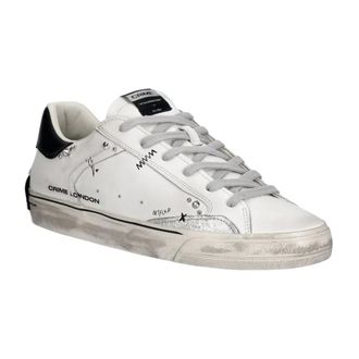 Crime London Schoenen, Dames, Wit, 41 EU, Deconstructed