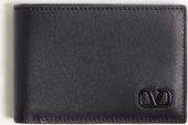 Valentino Garavani Vlogo Signature Wallet For Us Dollars Man BLACK UNI