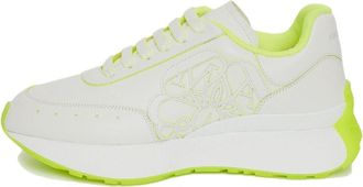 Alexander McQueen (WMNS) Alexander McQueen Sprint Runner White Acid Yellow 718361WIC9D8954