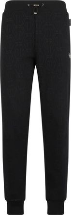 Philipp Plein Heren, Broeken, Zwart, Maat: L Katoen