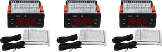 OEM Adecuado Para Tres Controladores De Temperatura Digitales Por Microordenador Etc-974 Con Funci&oacute;n De Alarma De Refrigeraci&oacute;n, 220 V, Sensor Ntc