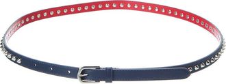 Christian Louboutin Cabata Spike Leather Belt