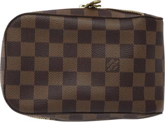 Louis Vuitton Geronimos Brown Canvas Clutch Bag (Pre-Owned)