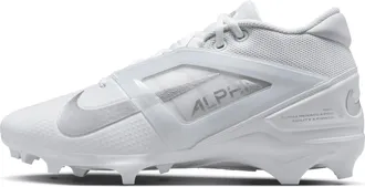 Nike Mens Alpha Menace 4 Pro Football Cleats in White | FD7037-101