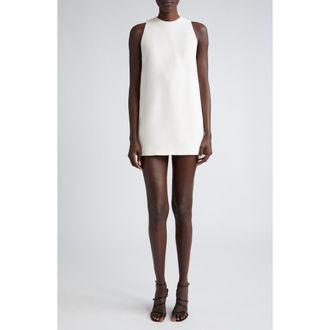 Brandon Maxwell Alana Wool & Silk Blend Shift Dress in Ivory at Nordstrom Rack, Size 6