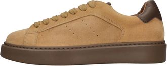 Doucal's Alex Sneaker - Heren - Sneakers - Geel - 43 1/2 EU - Leer - Schoenen