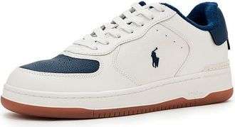 Polo Ralph Lauren Masters Court Leather Sneakers Mens Shoes Spring Navy : 11.5 D - Medium