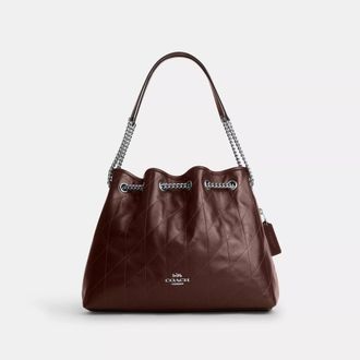 Coach Evelyn Shoulder Bag With Quilting