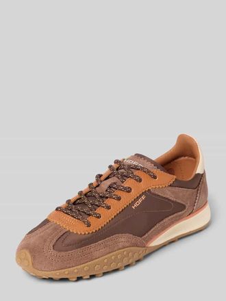 Hoff Sneaker aus Leder-Textil-Mix Modell BRIDGE MKII in Dunkelbraun, Gr&ouml;&szlig;e 36