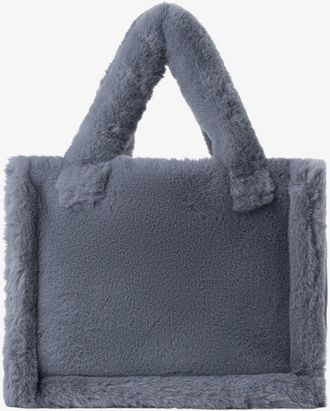 LaMarque Jade Faux Fur Tote Bag