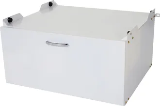 Hhg Nunca Usado] Lavadora Mueble Bajo Hhg 881, Z&oacute;calo Pedestal Base Elevado, Caj&oacute;n 33x61x62cm Blanco