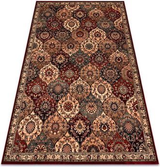 RugsX Rugsx - Wool carpet kashqai 4373 300 oriental, trellis beige / claret beige 200x300 cm
