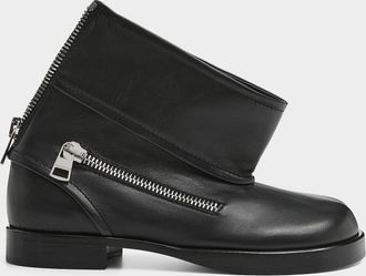 J.W.Anderson Womens Multi-zip leather biker boots Women