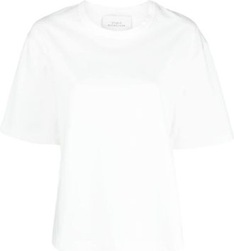 STUDIO NICHOLSON Lee short-sleeve cotton T-shirt - women - Cotton - 00 - White