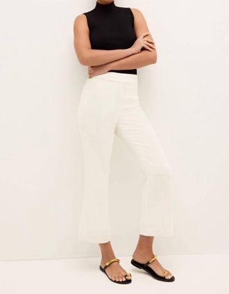 Marie Oliver Mia Crop Pants In Bone
