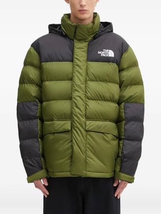 The North Face hooded two-tone jacket - Verde