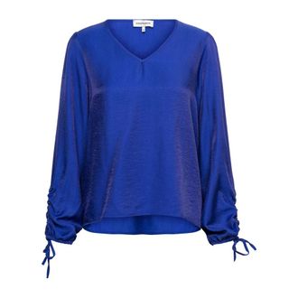 &Co Woman Dames, Blouses & Shirts, Blauw, Maat: XL Viscose