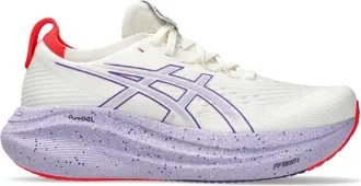 Asics Womens GEL-Nimbus 27 Road-Running Shoes White 9.5