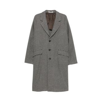 Tagliatore Single-Breasted Coats, male, Gray, Size: M Sanford Em882 Coat