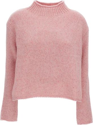 Lisa Yang Heavy-knit Cashmere Jumper - female - Lisa Yang - Cashmere Knitwear - Pink - XS - Knitwear