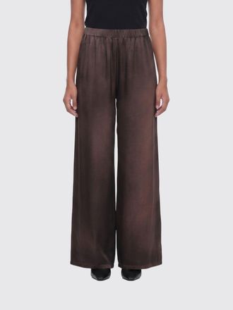 Avant Toi Pantaloni palazzo in seta stretch a vita alta