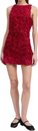 En Saison Roisin Shift Dress In Red