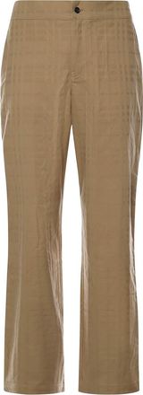 Burberry Check Cotton Trousers