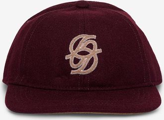 Dr&ocirc;le de Monsieur Wollkappe mit gesticktem Monogramm-Logo