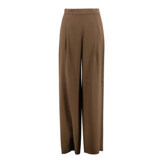 Max Mara Broeken, Dames, Bruin, S, Bruine Broek voor Vrouwen