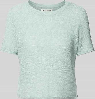 Only Regular Fit Pullover mit Rundhalsausschnitt Modell SUNNY in Schilf, Gr&ouml;&szlig;e L