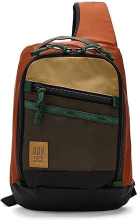 Topo Designs Mountain Sling Bag Bags Woodland/Terracotta, Ripstop/Nylon