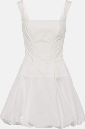 SIMKHAI Juni cotton-blend poplin minidress