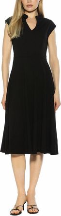 Alexia Admor Yara U Neck Fit & Flare Midi Dress