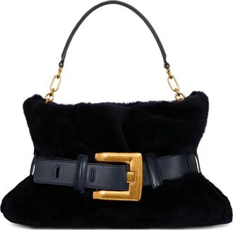 Balmain Borsa a spalla Anthem media - Blu