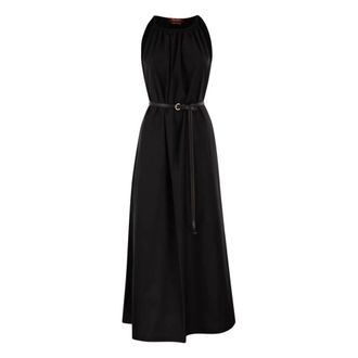 Max Mara Dames, Jurken, Zwart, Maat: XS Katoen