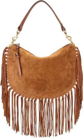 Isabel Marant Brown Oskan Soft Suede Shoulder Bag