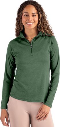 Cutter & Buck Coastline Epic Comfort Recycled Womens Quarter Zip