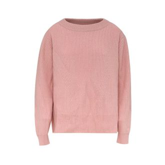 Malo Elegant Cashmere Pink Top - female - Malo - Cashmere Knitwear - Pink - L - Knitwear
