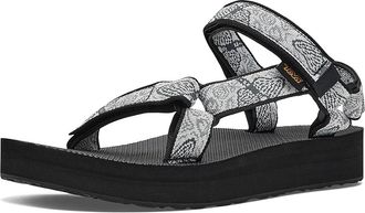 Teva Midform Universal Womens Shoes Enchanted Forest Black/White : 10 B - Medium