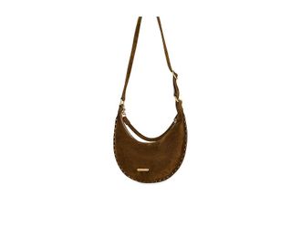 Rebecca Minkoff Darren Sm Crescent Xbody Cross Body Womens Handbags Vintage, Leather/Polyester