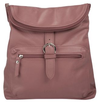 Forty Degrees Cityrucksack FORTY, Damen, Gr. B/H/T: 28cm x 30cm x 8cm, onesize, rosa (alt, rosa), Leder, Rindsleder, Rucks&auml;cke Cityrucksack, echt Leder, Made in Ita