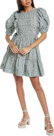 Sea NY Sea Ny Ida Print Smocked Dress