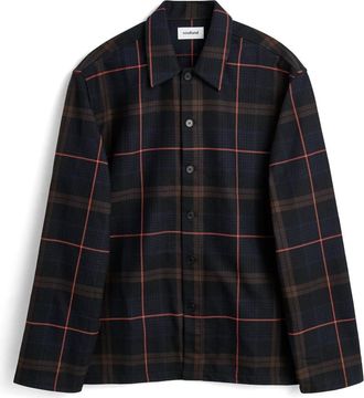 Soulland Tyra Big Check Shirt Jacket - Heren - Zomerjassen - Veelkleurig - M/L - Katoen - Jassen