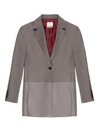 Bally Blazer monopetto con inserti - Grigio