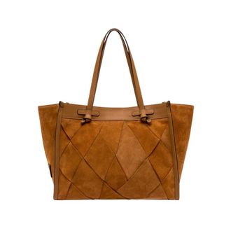 Gianni Chiarini Marcella Shopping Bag - female - Gianni Chiarini - Shopping Bags - Brown - ONE SIZE - Bags