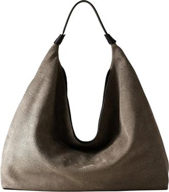 Borbonese Mujer, Bolsos, Gris, Talla: ONE Size