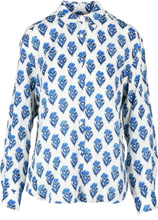 MC2 Saint Barth Shirts, female, Multicolor, Size: XS Linen Shirt