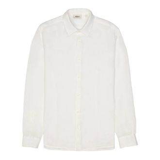 Altea Casual Shirts, male, White, Size: 2XL Camicia in lino