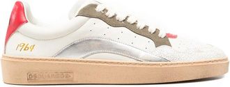 Dsquared2 Cracked-effect Panelled Sneakers