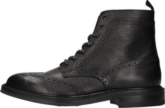 Marco Ferretti Laarzen - Heren - Veterlaarzen - Zwart - 42 EU - Leer - Schoenen